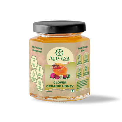 Clover Organic Honey | Pure, Natural & Lab Tested