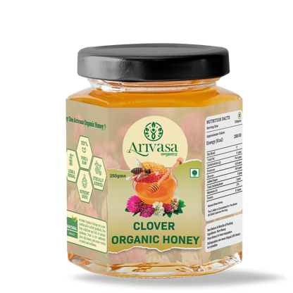 Clover Organic Honey | Pure, Natural & Lab Tested