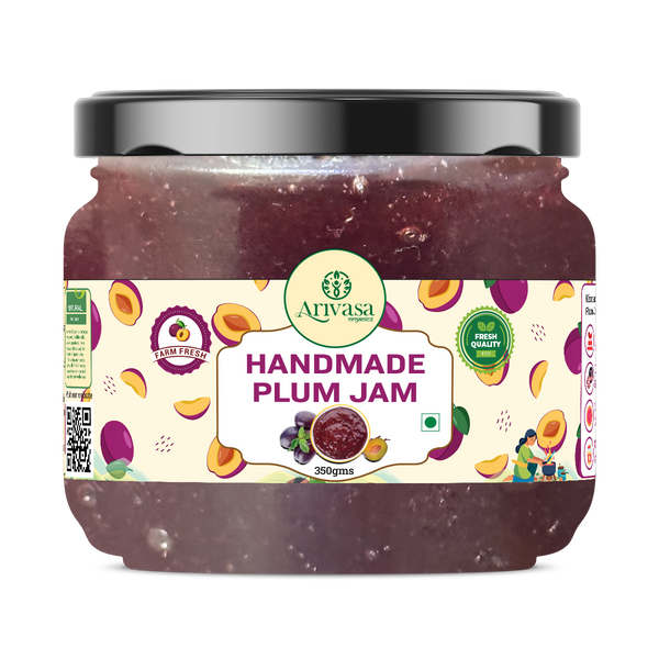 Handmade Plum Jam | Fresh Himachali Plums, Women-Crafted – 350 gms