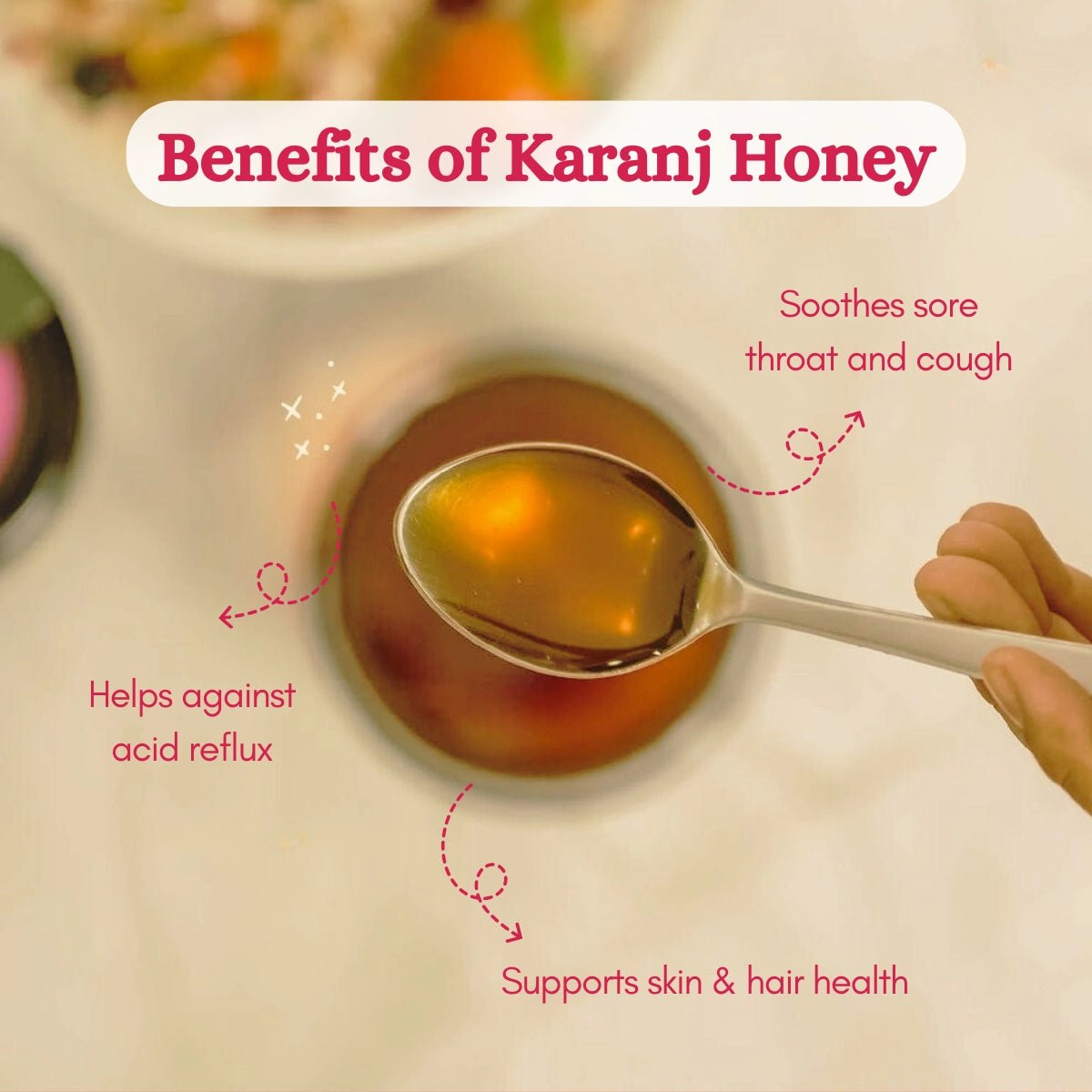 Karanj Organic Honey | Pure, Natarual & NMR Lab - Tested - Arivasa Organics - 250 gms - 