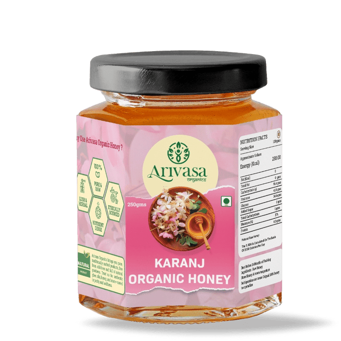 Karanj Organic Honey | Pure, Natarual &  Lab-Tested – 250 gms