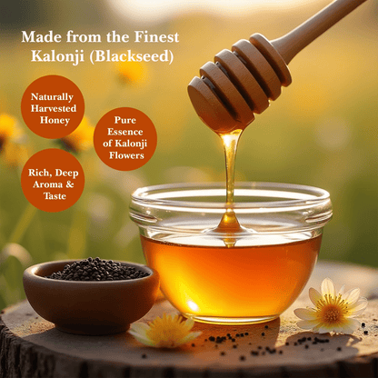 Arivasa Organics Blackseed/ Kalonji Honey | Pure, Raw & Unique - Arivasa Organics - 250 gms - 