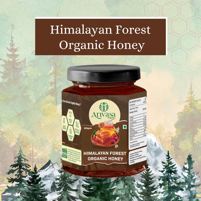 Organic Himalayan Forest Honey | Pure, Natural &  Lab-Tested – 250 gms (hover)