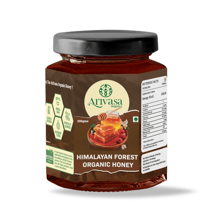 Organic Himalayan Forest Honey | Pure, Natural &  Lab-Tested – 250 gms
