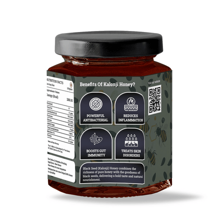 Arivasa Organics Blackseed/ Kalonji Honey | Pure, Raw & Unique - Arivasa Organics - 250 gms - 