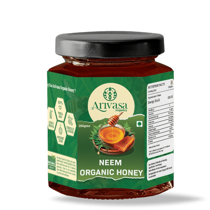 Neem Organic Honey | Pure, All-Natural & Lab-Tested – 250 gms