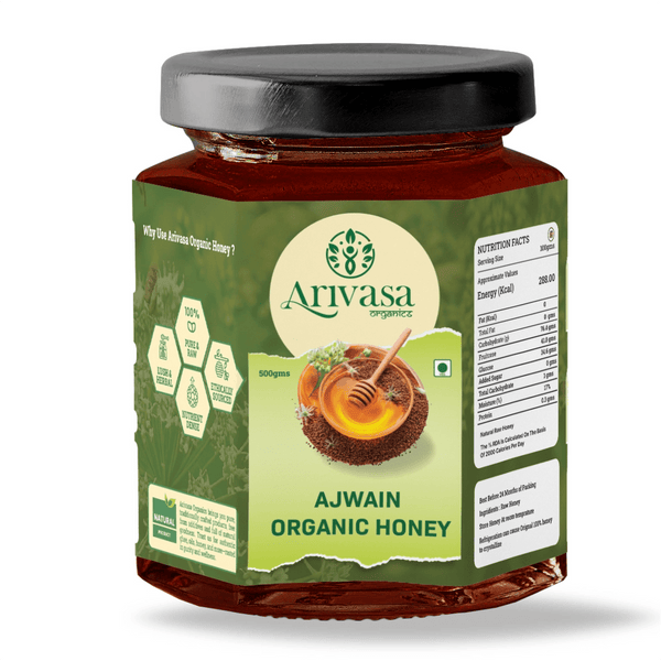 Ajwain Organic Honey | Natural, Pure &  Lab-Tested – 500 gms