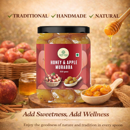 Arivasa Organics Apple Honey Murraba - Arivasa Organics - 500 gms - 