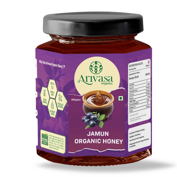 Jamun Organic Honey | Pure, Natural &  Lab-Tested – 500 gms