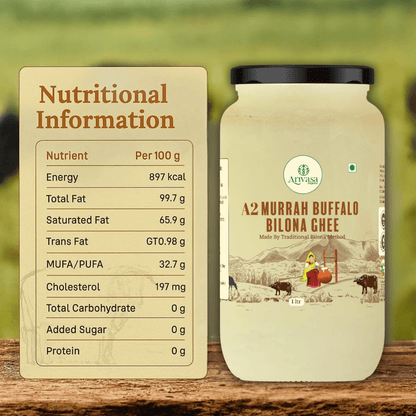 A2 MURRAH BUFFALO BILONA GHEE - My Store - 1 LTR - 