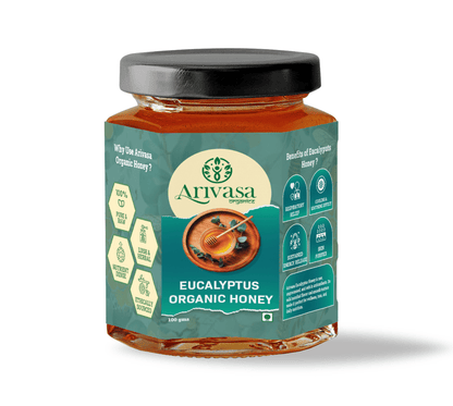 Arivasa Organics Eucalyptus Organic Honey | Pure, Raw & Herbal - Arivasa Organics-Size--