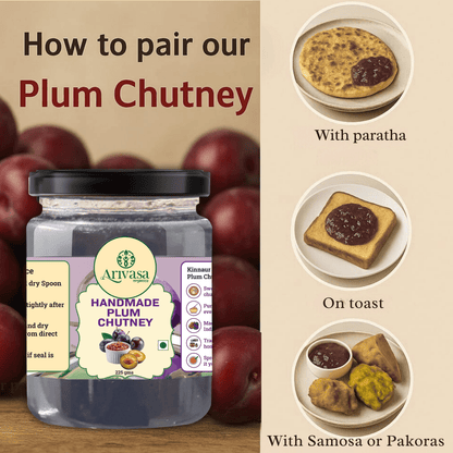 HANDMADE PLUM CHUTNEY - My Store - 225 gms - 