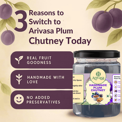 HANDMADE PLUM CHUTNEY - My Store - 225 gms - 