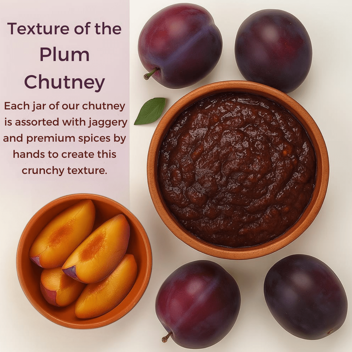 HANDMADE PLUM CHUTNEY - My Store - 225 gms - 