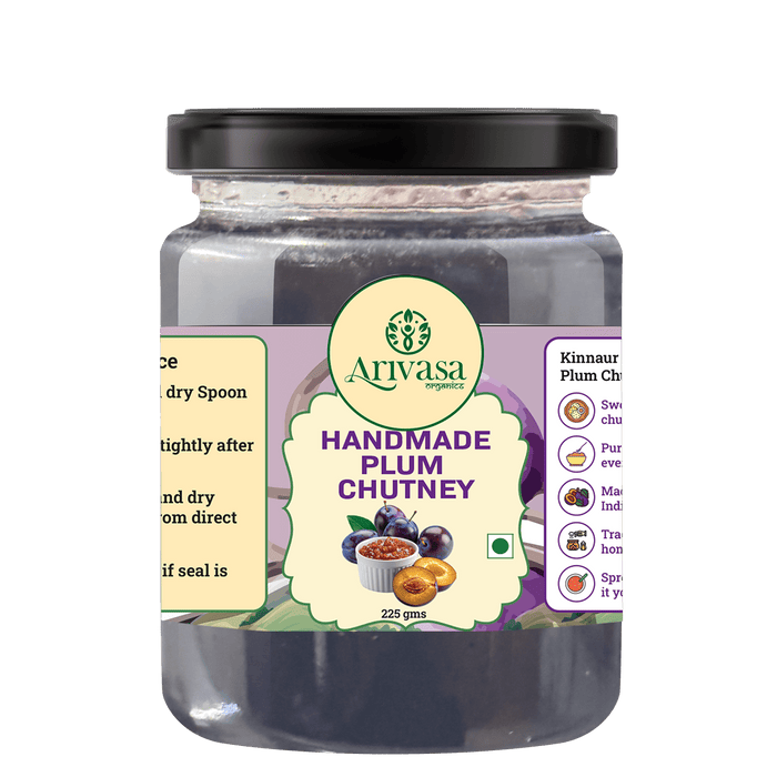 Handmade Plum Chutney | Himachal Fresh Fruit, Women-Crafted – 225 gms