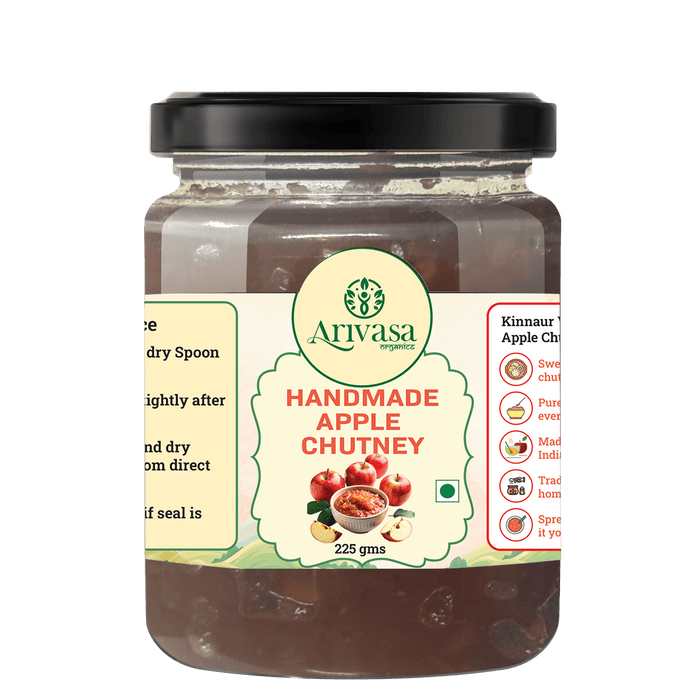 Handmade Apple Chutney | Fresh Himachali Apples, Women-Crafted – 225 gms