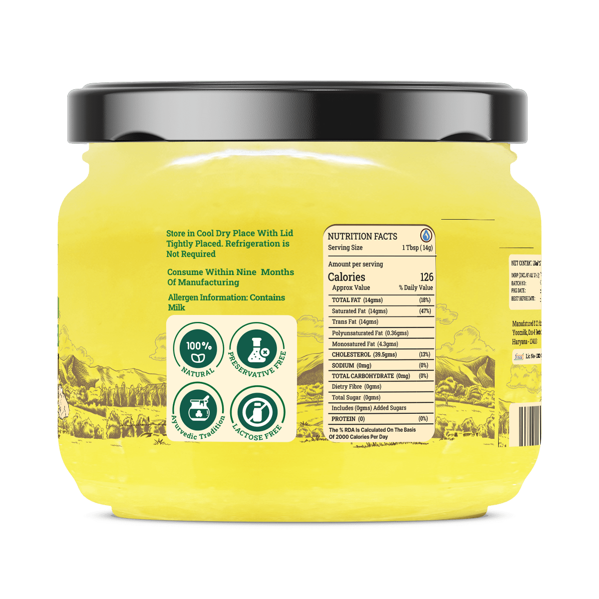 A2 BILONA COW GHEE <span>Fresh From Farms in Tamil Nadu | Bilona Churned | A2-Verified Milk from Desi Cows | 70+ Quality Checks</span> - My Store-Size--