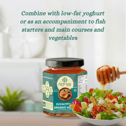 Arivasa Organics Eucalyptus Organic Honey | Pure, Raw & Herbal - Arivasa Organics-Size--