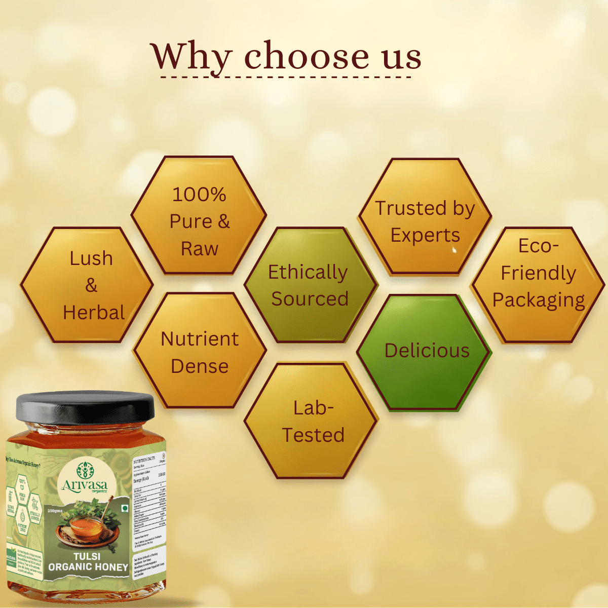 TULSI ORGANIC HONEY - My Store - 250 gms - 