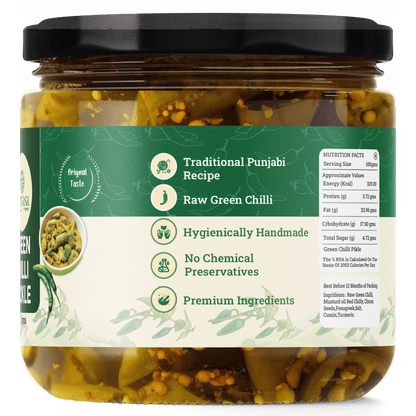 GREEN CHILLI PICKLE - My Store - 310 gm - 