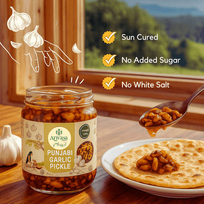 PUNJABI GARLIC PICKLE - My Store - 310 gm - 