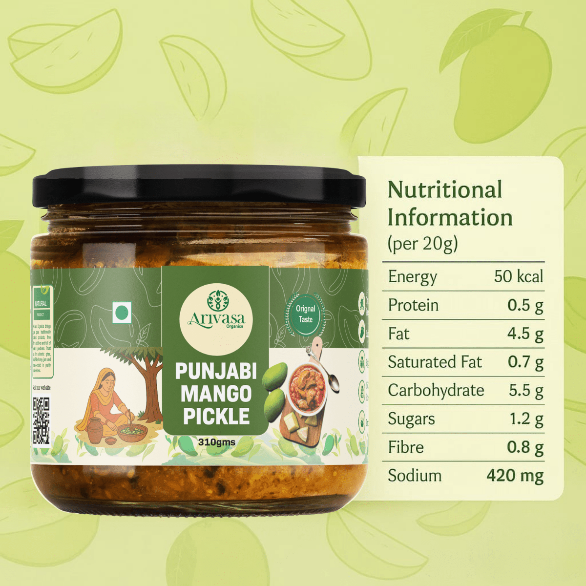 PUNJABI MANGO PICKLE - My Store - 310 gm - 