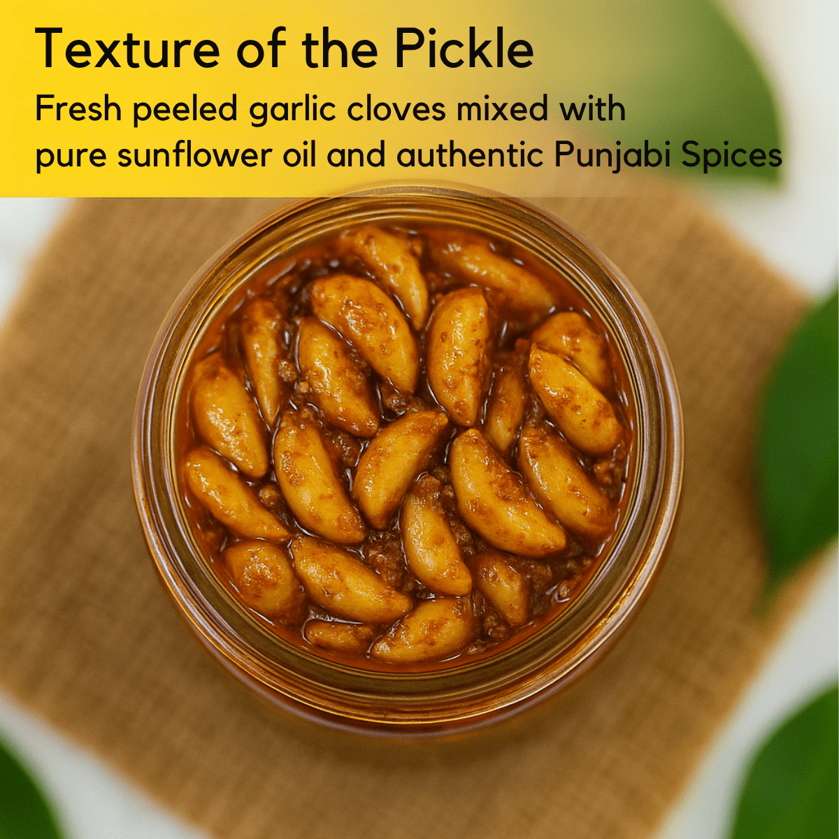 PUNJABI GARLIC PICKLE - My Store - 310 gm - 