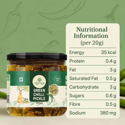 GREEN CHILLI PICKLE - My Store - 310 gm - 