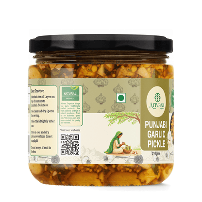 PUNJABI GARLIC PICKLE - My Store - 310 gm - 