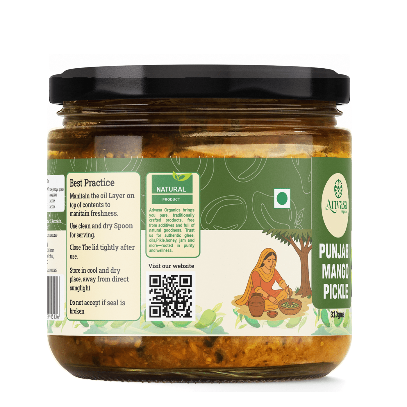 PUNJABI MANGO PICKLE - My Store - 310 gm - 
