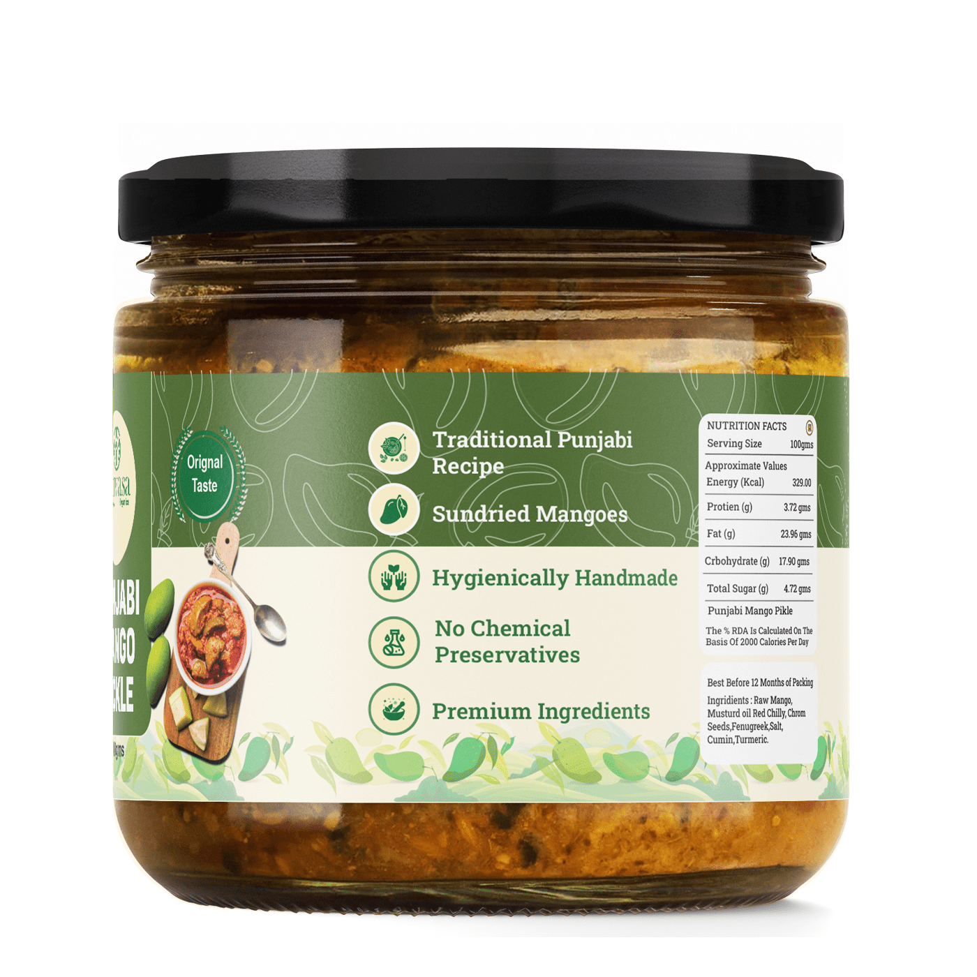 PUNJABI MANGO PICKLE - My Store - 310 gm - 