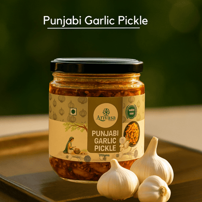PUNJABI GARLIC PICKLE - My Store - 310 gm - 