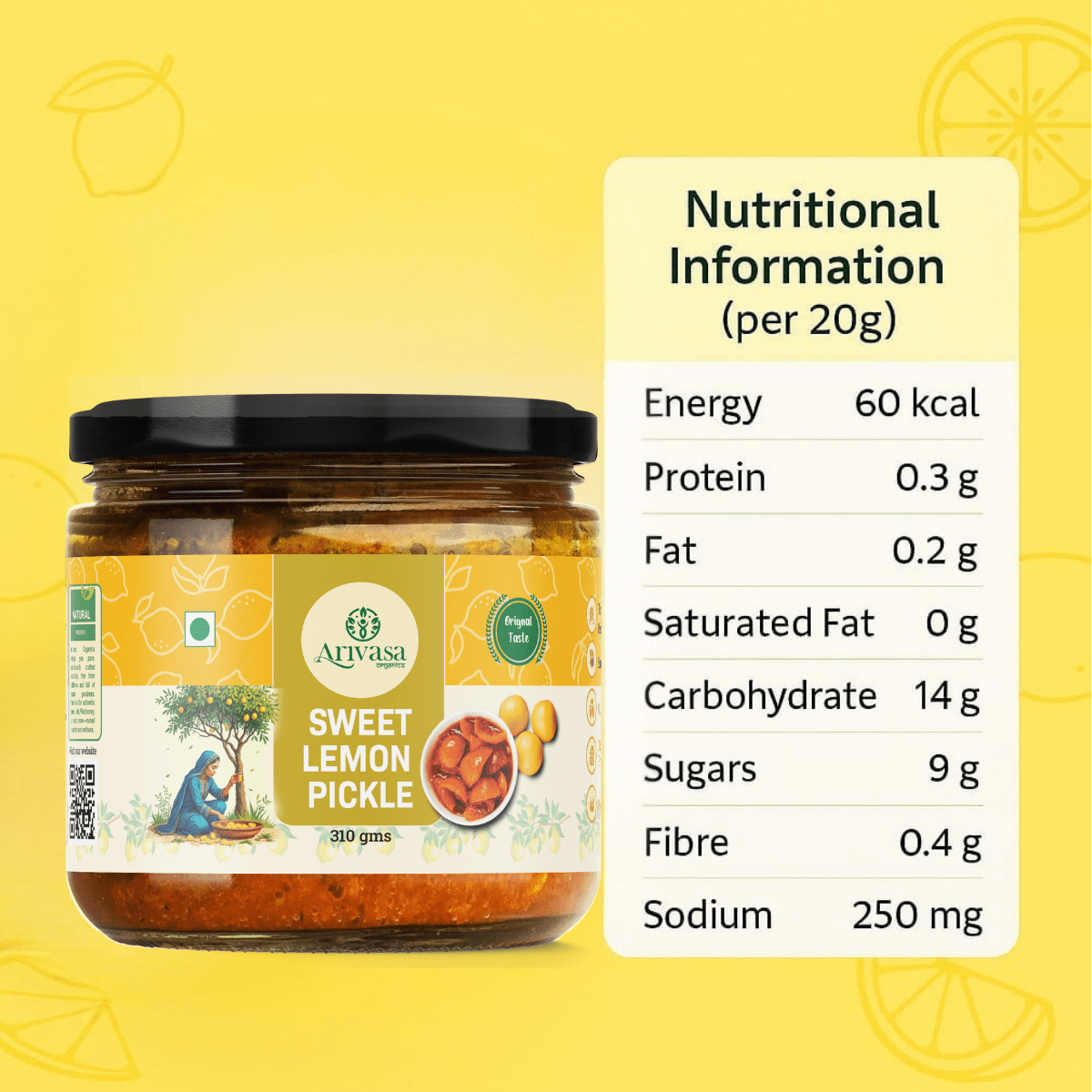 SWEET LEMON PICKLE - My Store - 310 gm - 