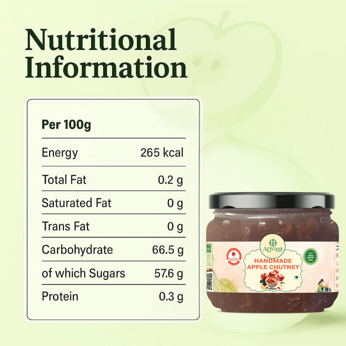 HANDMADE APPLE CHUTNEY - My Store - 350 gms - 