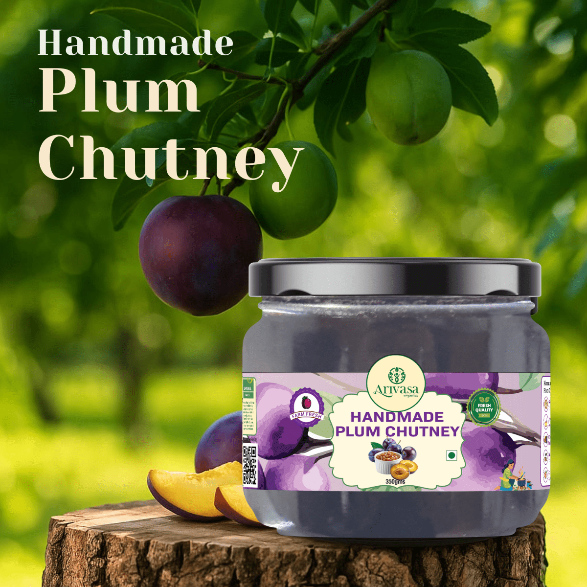 HANDMADE PLUM CHUTNEY - My Store - 350 gms - 