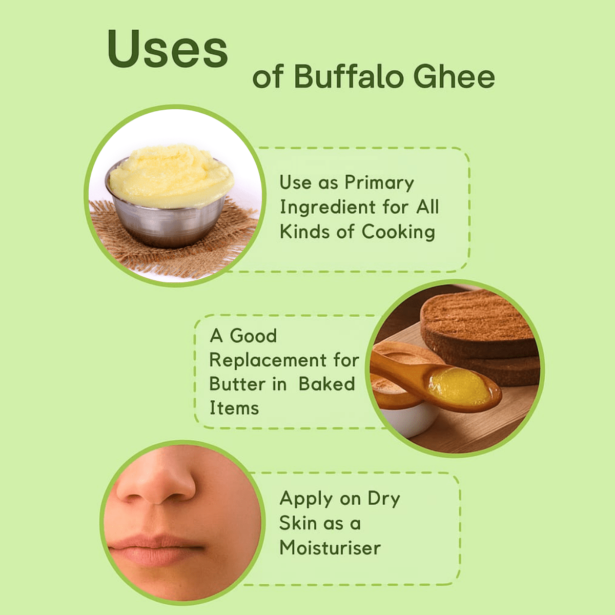 A2 MURRAH BUFFALO BILONA GHEE - My Store - 500 Gms - 