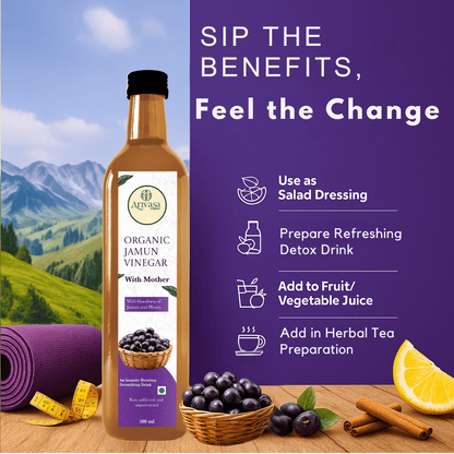 ORGANIC JAMUN CIDER VINEGAR - My Store - 500 ML - 